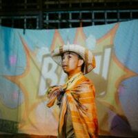 Boy in a performance on stage